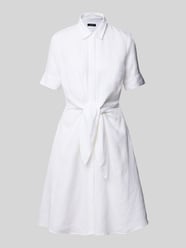 Knielanges Leinenkleid mit Knoten-Detail Modell 'WAKANA' von Lauren Ralph Lauren - 11