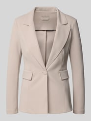 Blazer met reverskraag van Rinascimento Beige - 8