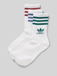 Socken mit Label-Detail im 3er-Pack von adidas Originals Weiß - 28