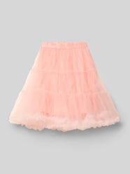 Regular Fit Rock aus Mesh von Steiff Pink - 31