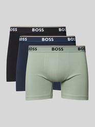 Slim fit boxershort van katoenmix in een set van 3 stuks van BOSS - 8