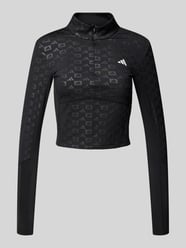 Cropped Longsleeve mit Label-Print von ADIDAS SPORTSWEAR Schwarz - 19