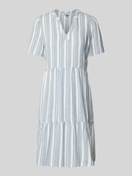 Sukienka casual w linii A z mieszanki wiskozy i lnu model 'TIRI-GOA' od ONLY - 32