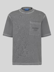 T-Shirt mit Brusttasche von HUGO Blue - 4