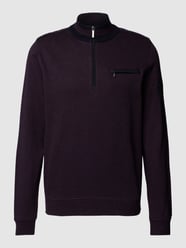 Sweatshirt met opstaande kraag van bugatti - 34