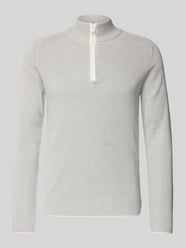 Gebreide pullover met geribde opstaande kraag, model 'FALCINO' van Cinque - 33