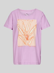 T-Shirt mit Motiv-Print Modell 'Daliah' von Lieblingsstück Lila - 7