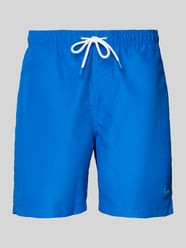Spodenki kąpielowe o kroju regular fit z naszywką z logo model ‘Mike’ od Shiwi - 10