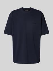 T-shirt z wyhaftowanym logo model ‘Baine’ od WOODBIRD - 3