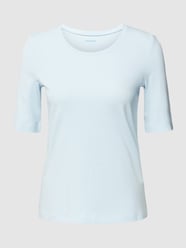 T-shirt met ronde hals van Montego Blauw / turquoise - 14