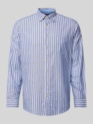 Regular Fit Freizeithemd mit Button-Down-Kragen von Christian Berg Men Blau - 44