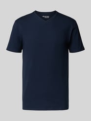 Regular fit T-shirt van katoenmix, model 'NEWPIMA' van SELECTED HOMME - 4