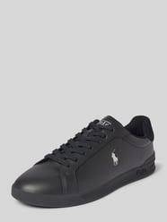 Ledersneaker mit Logo- und Label-Print Modell 'HERITAGE COURT' von Polo Ralph Lauren - 40