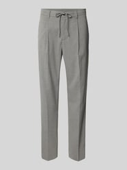 Regular Tapered Fit Bundfaltenhose mit Tunnelzug Modell 'LEROY' von SELECTED HOMME Grau - 13