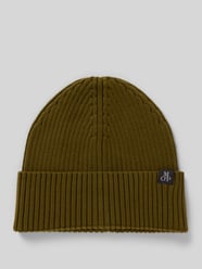 Beanie aus reiner Baumwolle mit Umschlag von Marc O'Polo - 48