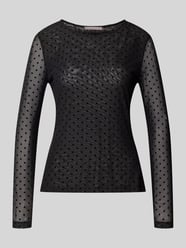 Longsleeve aus Mesh mit Rundhalsausschnitt von Christian Berg Woman Selection - 21