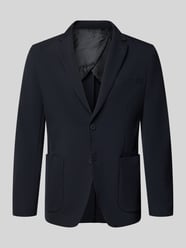 żakiet zapinany na 2 guziki o kroju slim fit z kołnierzem z połami od MARKUP - 33