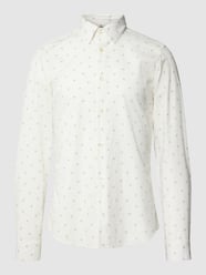 Vrijetijdsoverhemd met all-over motief van s.Oliver RED LABEL Wit - 20