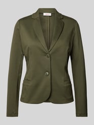 Blazer in effen design met paspelzakken van s.Oliver RED LABEL Groen - 14