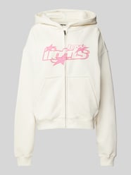 Oversized Sweatjacke mit Kapuze Modell 'LUCKY' von Low Lights Studios - 14