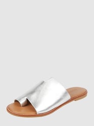Teenslippers van leer  van INUOVO Grijs / zwart - 10