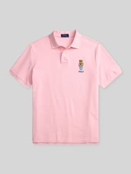 regular fit poloshirt van puur katoen met polo bear stitching van Polo Ralph Lauren Fuchsia - 7