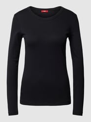 Longsleeve mit U-Ausschnitt von Esprit Schwarz - 5