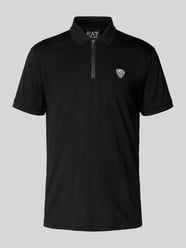 Regular Fit Poloshirt mit Reißverschluss und Label-Patch von EA7 Emporio Armani - 13