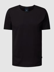 T-shirt met ronde hals van Lindbergh Grijs / zwart - 44
