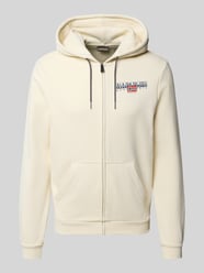 Sweatjack met capuchon en kangoeroezak, model 'AYLMER' van Napapijri - 19