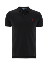 Slim fit poloshirt met logo van Polo Ralph Lauren Grijs / zwart - 5