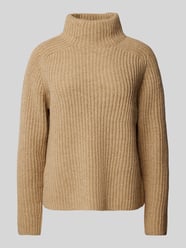 Strickpullover mit Turtleneck Modell 'Thyra' von MOS MOSH Beige - 4