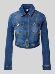 Jeansjacke mit Brusttaschen von Liu Jo White Blau - 12