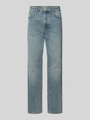 Jeansy o kroju tapered fit z mieszanki bawełny model ‘YOKE’ od ONLY & SONS - 34