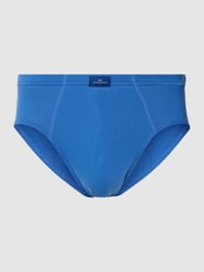 Slip mit Label-Patch Modell 'NATURE' von Götzburg Wäsche Blau - 13