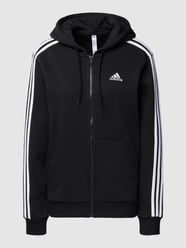 Sweatjack met labelstitching van ADIDAS SPORTSWEAR Zwart - 25