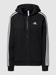 Sweatjacke mit Label-Stitching von ADIDAS SPORTSWEAR Schwarz - 36