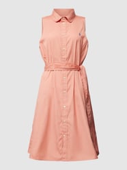 Knielange jurk met knoopsluiting van Polo Ralph Lauren Oranje - 13
