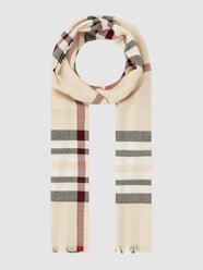 Schal mit Tartan-Karo  von Fraas Beige - 42