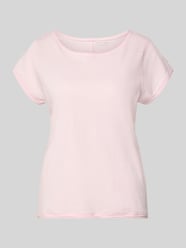 t-shirt z okrągłym dekoltem od Christian Berg Woman Fuksjowy - 13