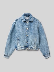 Kurtka jeansowa z wykładanym kołnierzem od CARS JEANS - 25