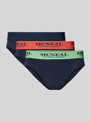 Slip mit elastischem Logo-Bund im 3er-Pack von MCNEAL Blau - 45