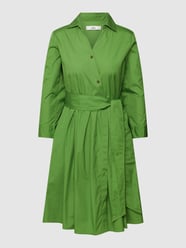 Overhemdjurk met tailleriem, model 'Jule' van 0039 Italy Groen - 6
