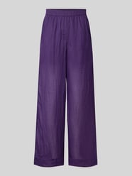 Wide fit stoffen broek met elastische band van Christian Berg Woman - 31