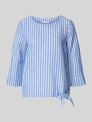regular fit linnen blouse met 3/4-mouwen van Christian Berg Woman - 31