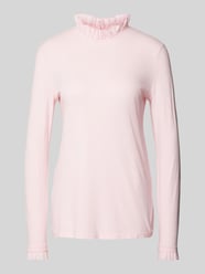 Longsleeve mit Stehkragen von Rich & Royal Rosa - 16