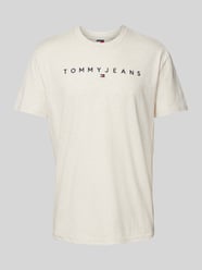 Regular fit T-shirt van puur katoen met labelstitching van Tommy Jeans - 8