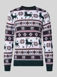 Strickpullover im Allover-Look von Lindbergh - 10
