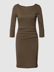 Kleid mit Rundhalsausschnitt Modell 'Sara' von Kaffe Beige - 46