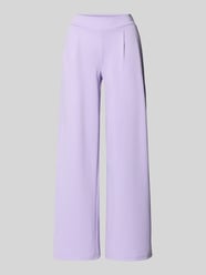 Wide fit broek met elastische band model 'KATE' van ICHI - 12